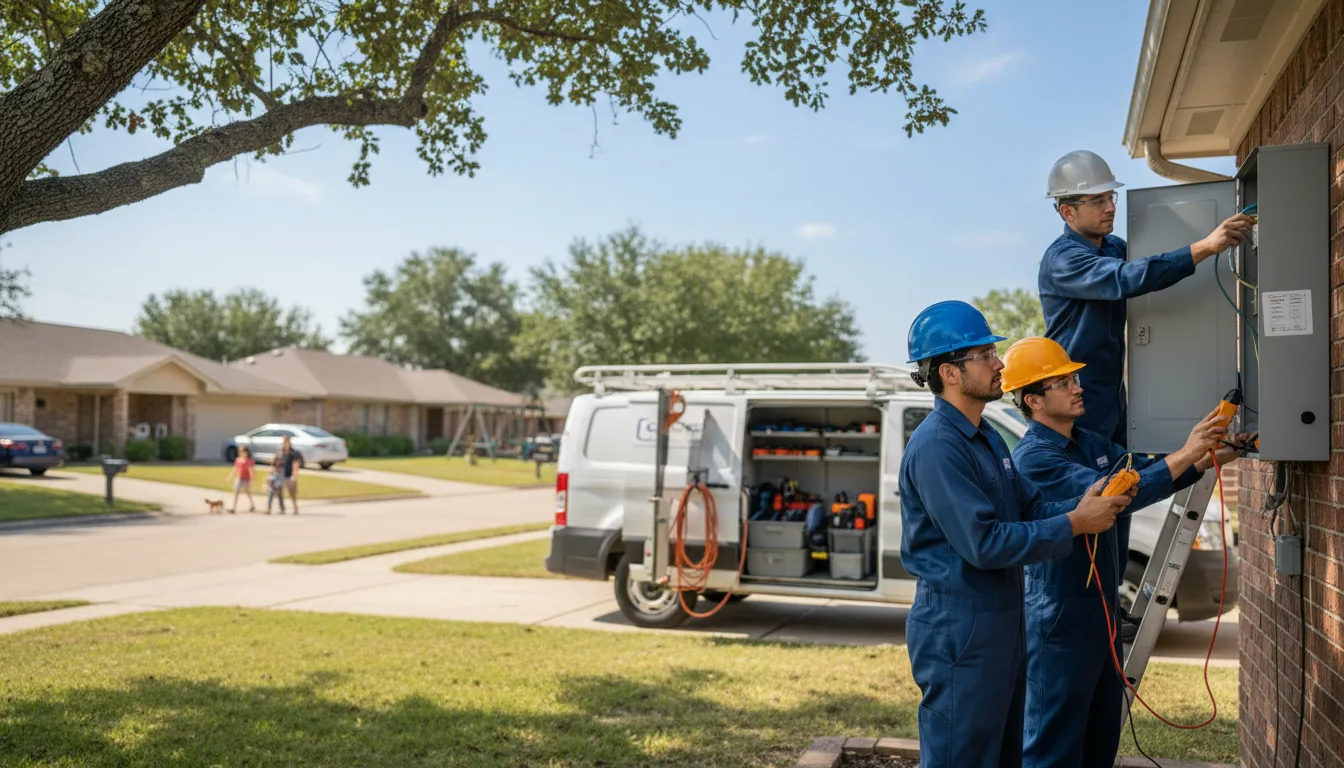 Certified electrician providing emergency electrical services in Parker, SD